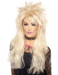 Peluca Mujer De Los 80-Pelucas Para Disfraces - Compra