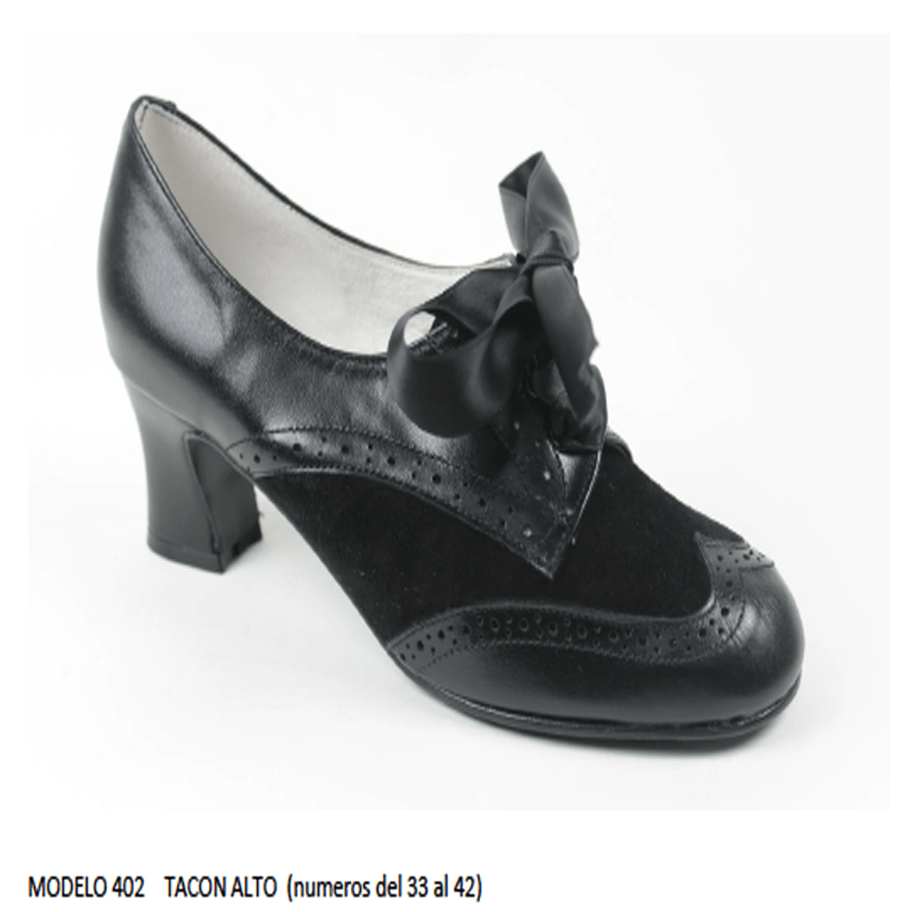 Zapato de Señora para Baile Regional – Tacón Bajo de 3 cm - Disfraces Gamar