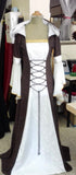 Traje Medieval Con Capucha-Trajes Medievales Para Señoras