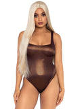 Metallic thong bodysuit