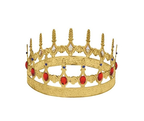 Corona Rey Mago Metálica - Trajes Reyes Magos Ayuntamientos y Asociaciones