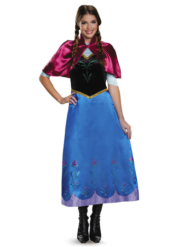 Disfraz Anna De Frozen-Disfraz Mujer  Adulto