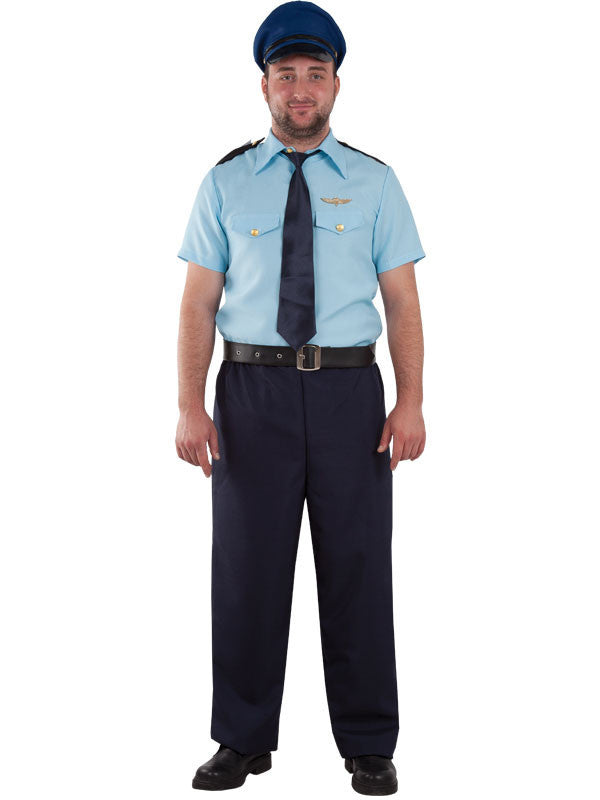 Disfraz De Piloto Aviación-Disfraz Hombre