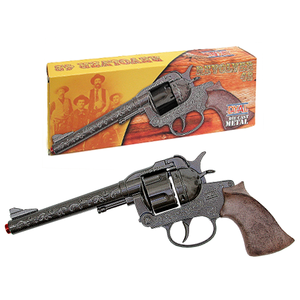 Revolver Pistola 43 Metálica Con Mixtos-Complementos Para Disfraces