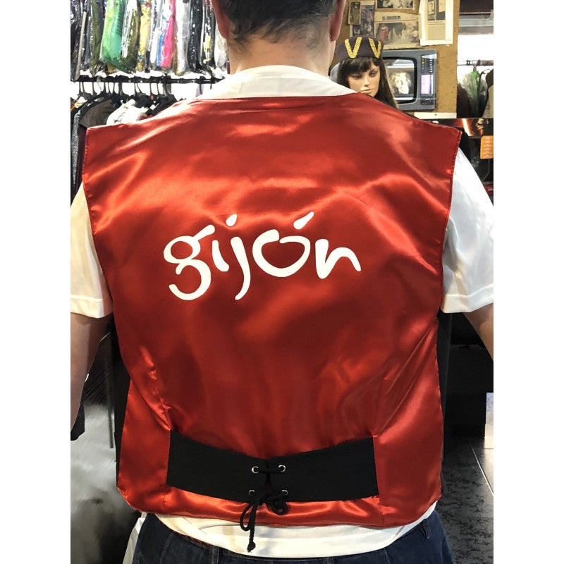 Chaleco con el logo de Gijón personalizado