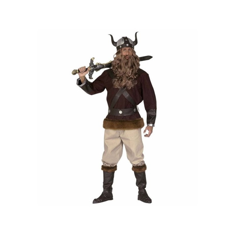 Disfraz De Guerrero Vikingo Para Hombre -Disfraz De Guerrero Vikingo