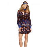 Disfraz Original Hippie Mujer - Disfraces años 60 Disfraz Original Hippie Mujer - Disfraces años 60