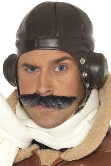 Gorra de aviador marrón con orejeras acolchadas y forro de piel sintética