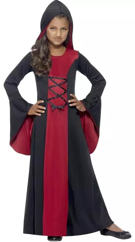 Disfraz Vampiresa Medieval para niña.  - Disfraces para Niñas