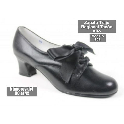 Zapato Señora Traje Regional Tacón Alto-Calzado Para Mujer
